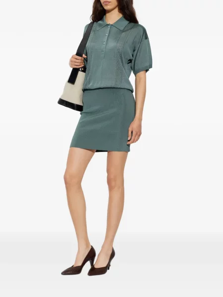 Rochie mini Versace tricotate verde