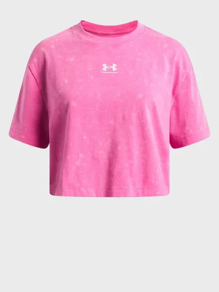 Дитяча футболка Under Armour рожева