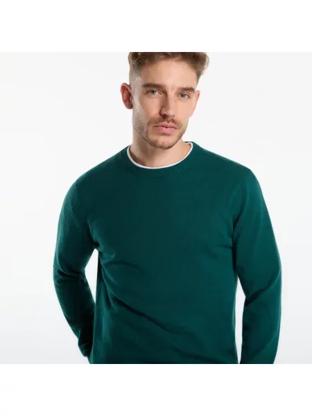 Пуловер Saint Barth Regent Merinocash Sweater British Green L зелено