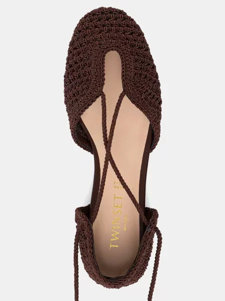 Twinset balerina cipő barna