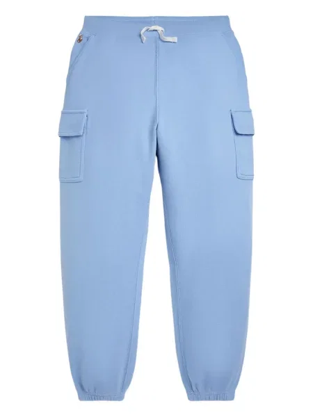 Spodnie cargo dziecięce Polo Ralph Lauren niebieskie
