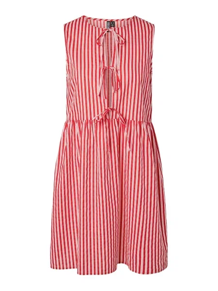 PIECES Rochie de vară PCJolly roșu intens alb