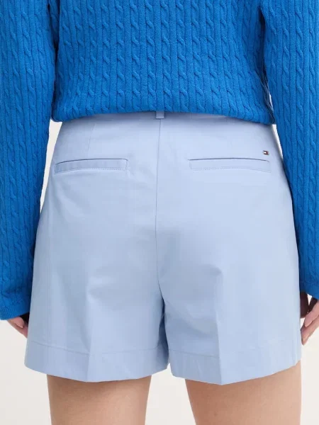 Tommy Hilfiger szorty eleganckie niebieskie