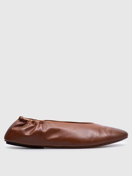 Шкіряні балетки Strascico Ballerina Marsell коричневі