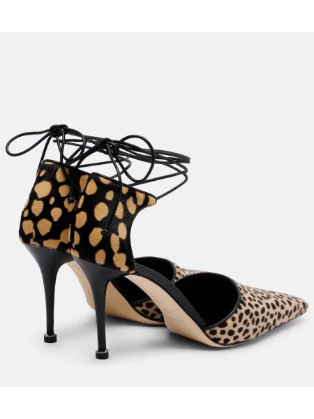 Pantofi cu toc Manolo Blahnik cu imagine negru