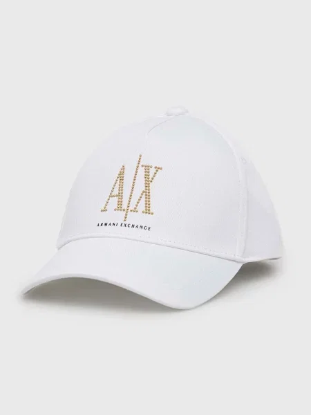 Armani Exchange kapa sa šiltom bijela