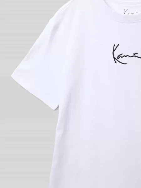 T-shirt z wyhaftowanym logo Another Cotton Lab czarna