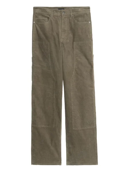 Pantaloni Zadig&voltaire de catifea cord verde