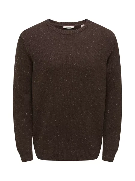 Only & Sons Pulover ONSMichael amestecat maro
