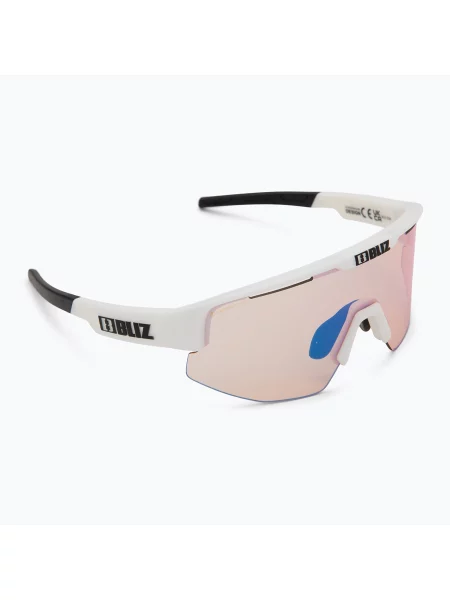 Слънчеви очила Bliz Matrix Small Nano Optics Nordic Light matt white/coral/orange blue бяло