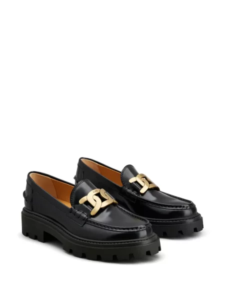 Iš natūralios odos loaferiai Tod's juoda