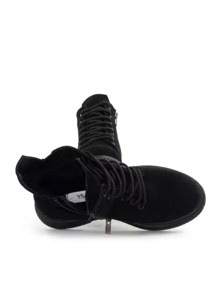 Ботинки Vilansi из нубука черные