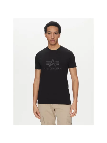 Alpha Industries Футболка Basic Regular Fit чорний