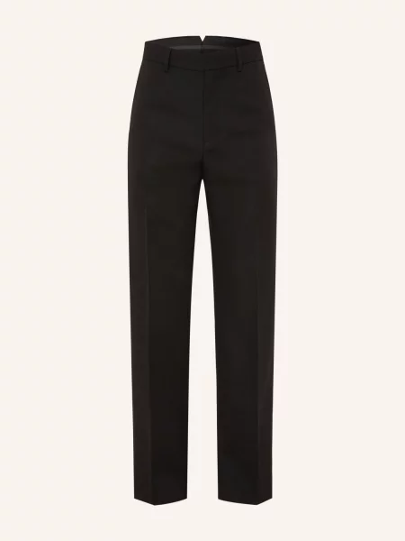 Ami Paris Spodnie Garniturowe Regular Fit schwarz czarne