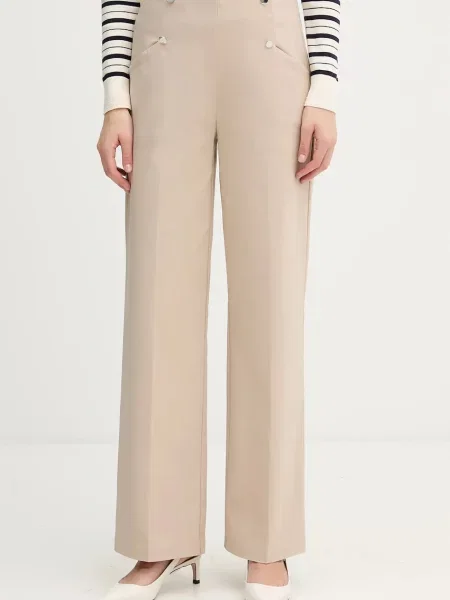 Joseph Ribkoff pantaloni lat high waist bej