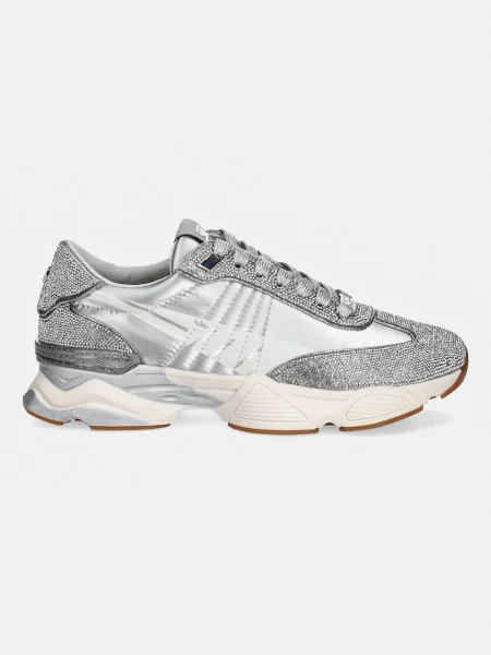 Steve Madden sneakersy Setback-R srebrne