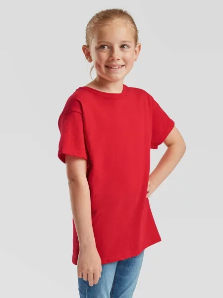 Tricou copii Fruit Of The Loom roșu