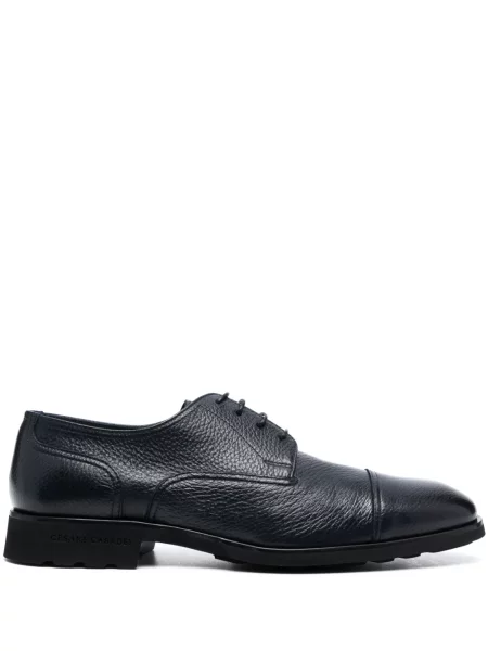 Pantofi derby Casadei din piele albastru