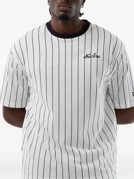 Tricou New Era Cap cu broderie alb