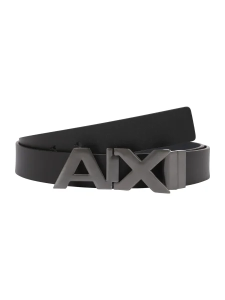 Bőr öv Armani Exchange fekete