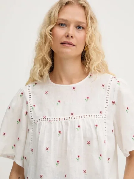 Льняная блузка Weekend Max Mara
