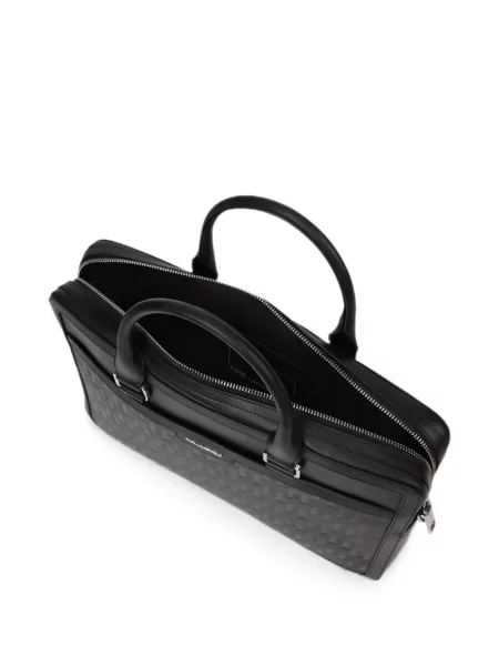 Servietă Karl Lagerfeld K/Monogram din piele negru