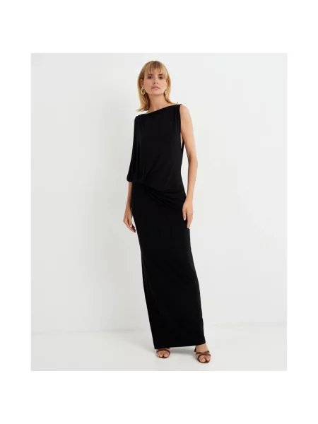 Sukienka maxi Jacquemus czarna