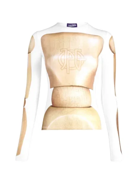 Top Jean Paul Gaultier alb