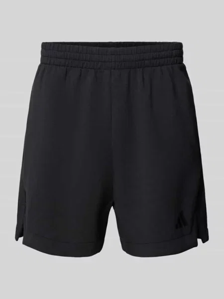 Szorty dresowe o kroju regular fit z domieszką modalu i bawełny Adidas Sportswear czarne