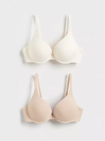 Reserved Sutien push up 2 pack crem