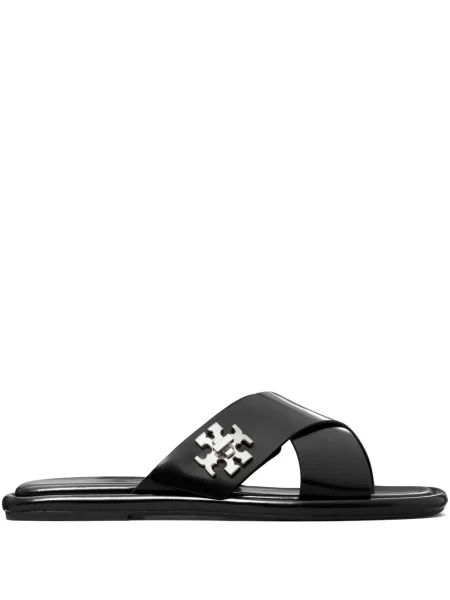 Papuci Tory Burch din piele negru