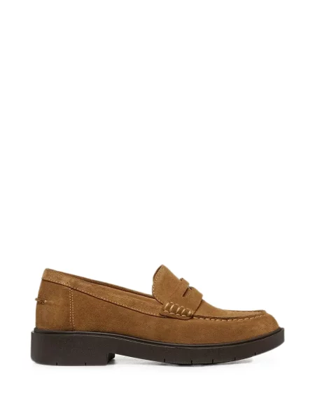 Pantofi loafer Geox din piele de căprioară maro