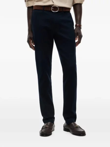 Chino hlače Tommy Hilfiger s autogramom plava