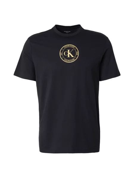 Calvin Klein Jeans Tricou galben negru
