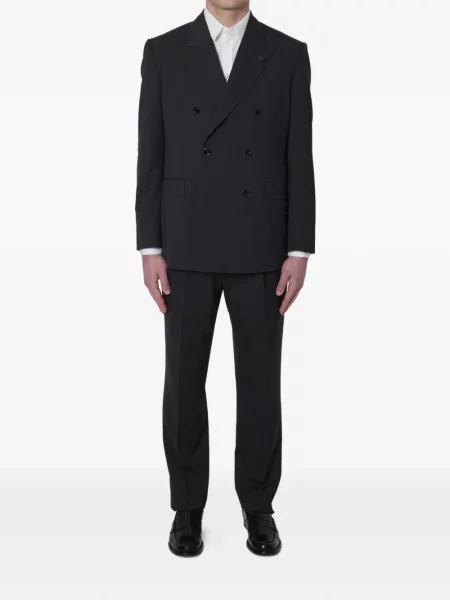 Dvouřadý oblek Lardini šedý