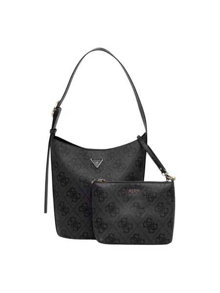 Guess torebka MERIDIAN czarna