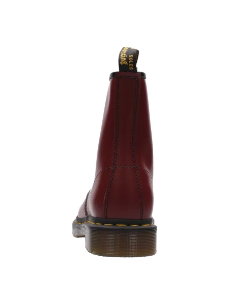 Botki Dr. Martens skórzane czerwone
