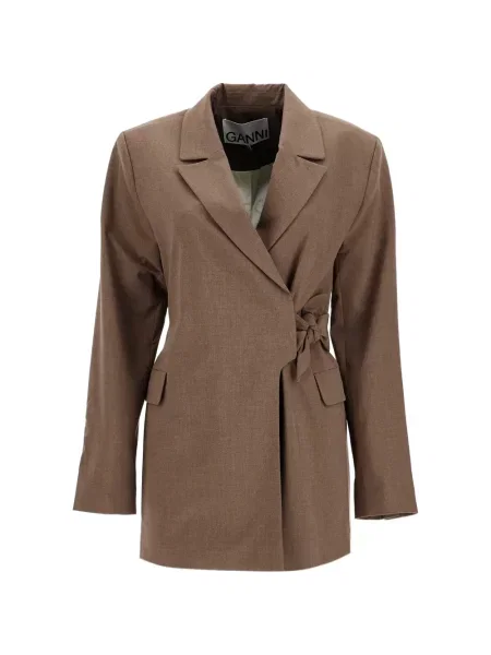 Sacou Ganni plic maro