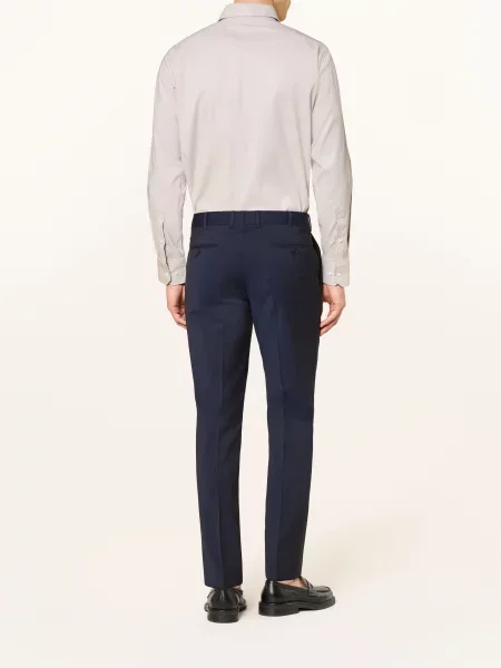 Dressler Oblekové Kalhoty Regular Fit dunkelblau