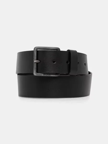 BOSS Curea bărbați piele negru