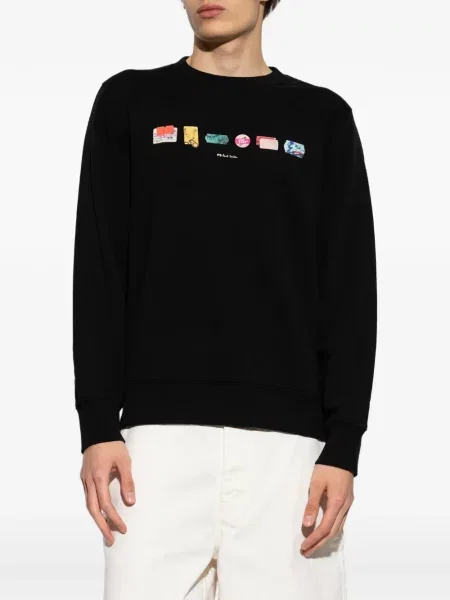 Pulover Ps Paul Smith cu imagine negru