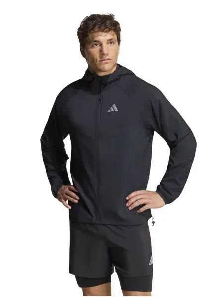 ADIDAS PERFORMANCE Tréningová bunda Running Essentials' čierna