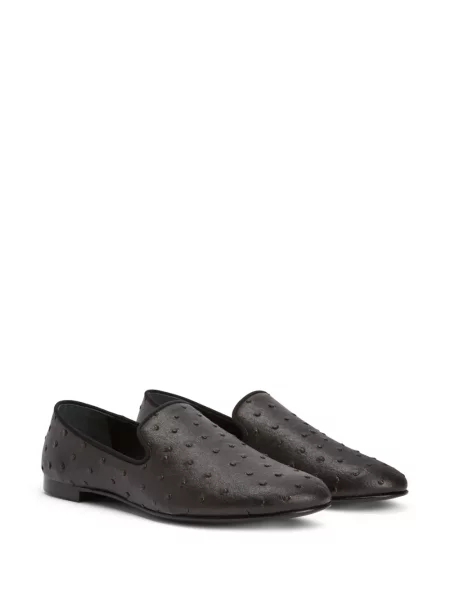 Iš natūralios odos loaferiai Giuseppe Zanotti juoda