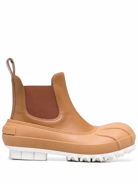 Cizme scurte Stella Mccartney maro