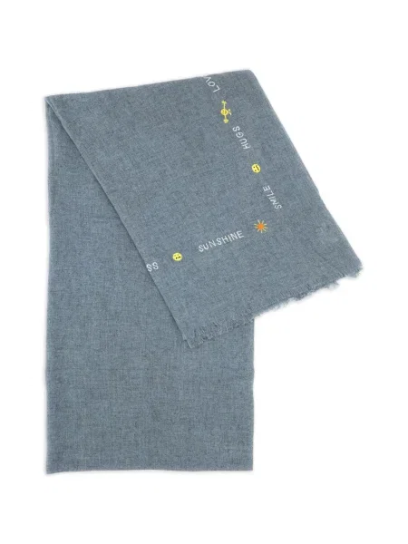 Šal Benaras By Citrus s vezom plava