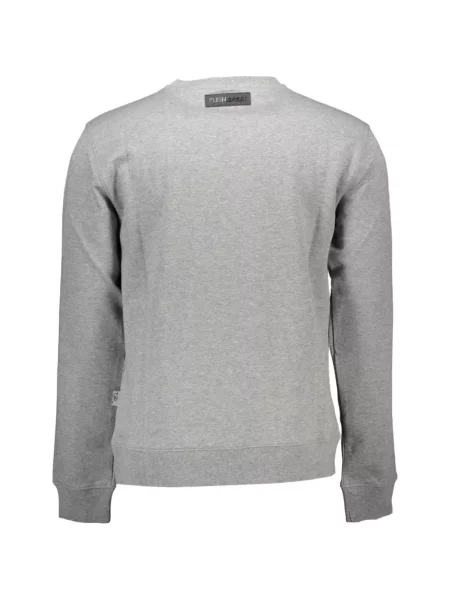 Pulover Plein Sport cu imagine gri