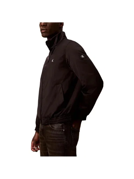 Geacă de blugi Calvin Klein Jeans negru