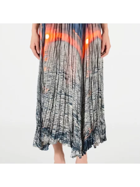 Spódnica Roberto Cavalli z nadrukiem boho