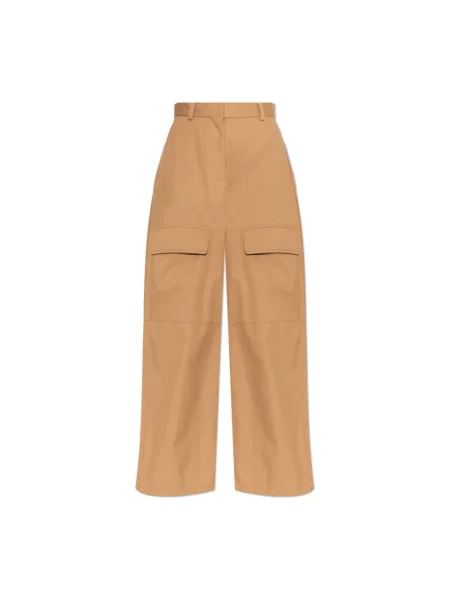 Spodnie cargo Stella Mccartney brązowe