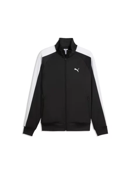 PUMA Geacă sport negru alb